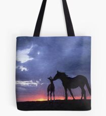 Horses in Love 2 Tote Bag