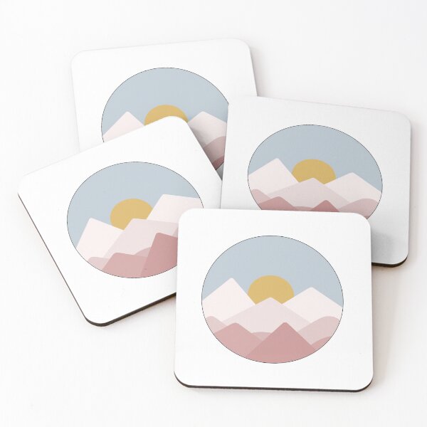 Item preview, Mountains with Sun designed and sold by logostickers.