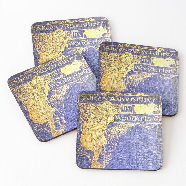 Item preview, Alice's Adventures in Wonderland Book Cover designed and sold by Falln.