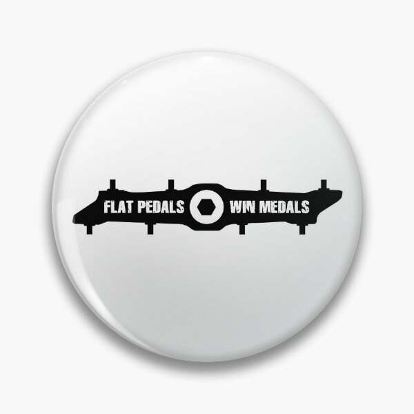 Item preview, Flat Pedals Win Medals designed and sold by Benny Hill Designs.