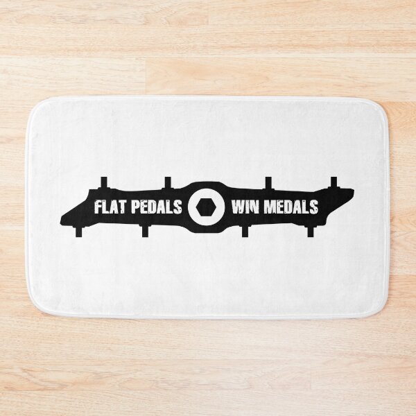 Item preview, Flat Pedals Win Medals designed and sold by Benny Hill Designs.