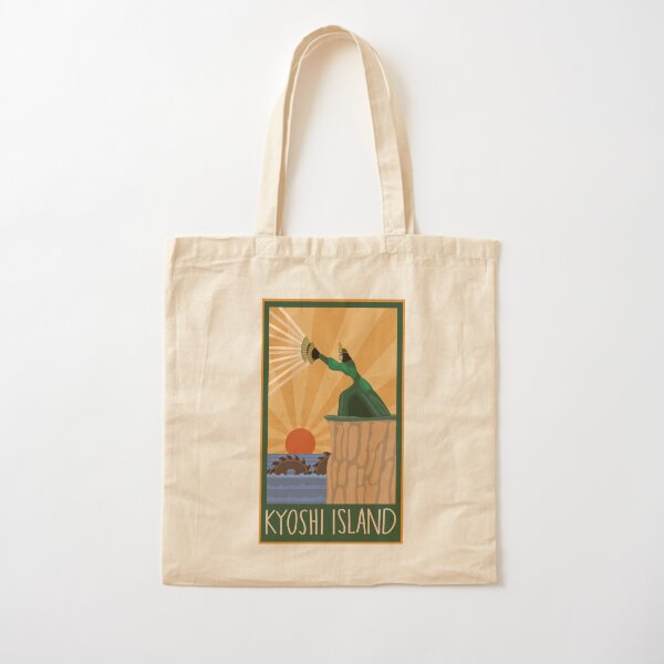 Kyoshi Island Print w/ the Unagi Cotton Tote Bag