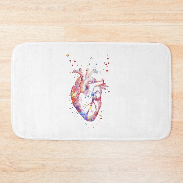 Item preview, Human heart, heart anatomy, medical art, watercolor heart, heart print, abstract heart designed and sold by Rosaliartbook.