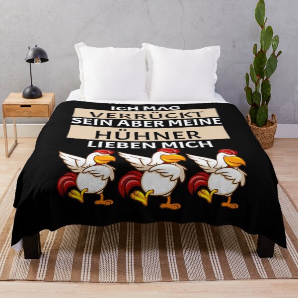 Item preview, I may be crazy but my chickens love me designed and sold by Weilichesmag.