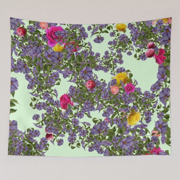 Item preview, Flower tapestry 02 B designed and sold by MeyrellesMartin.