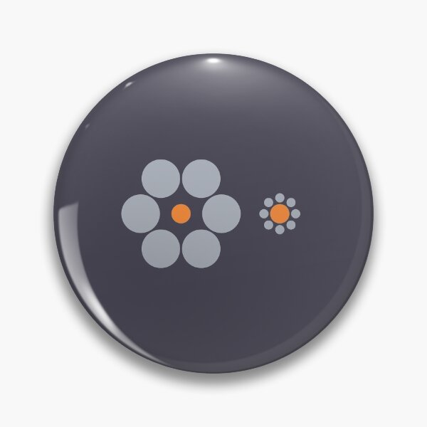 Item preview, Optical illusion: The two orange circles are same size. designed and sold by JoAnnFineArt.