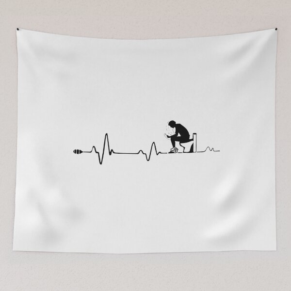 Item preview, Guy on the toilet with his cell phone in hand designed and sold by gideonm.