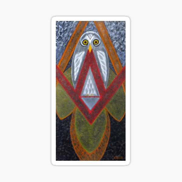 Item preview, Abstract Owl designed and sold by KarenWoodArt.
