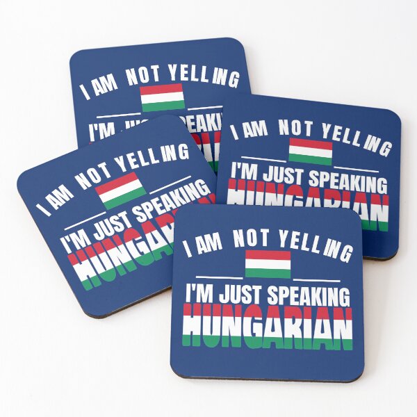 Item preview, I'm Not Yelling I'm Hungarian Flag T Shirt Merch designed and sold by PRINTS2HOT.