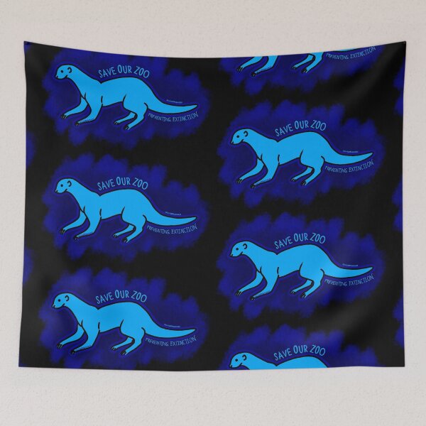 Item preview, Day 13- Watercolour Giant Otter designed and sold by CelticDragoness.