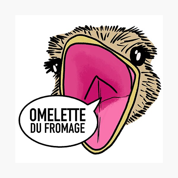 Omelette du fromage / Fumisteries Photographic Print