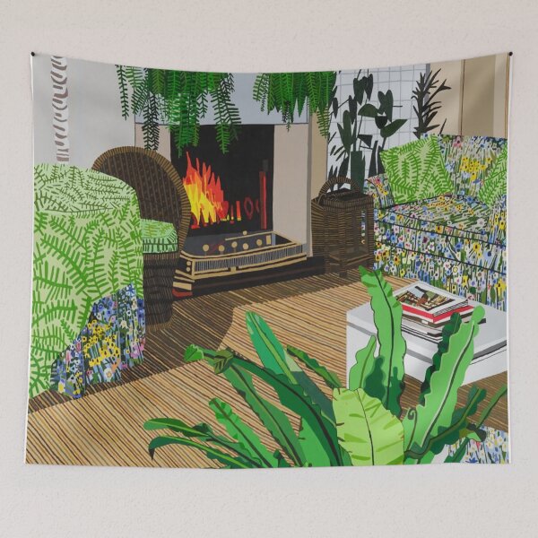 Item preview, plants in the house wood designed and sold by bridgetaorrb.