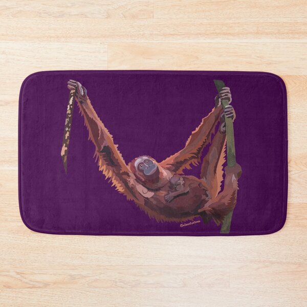 Item preview, Bornean Orangutan (Pongo pygmaeus) designed and sold by Alawstrations.