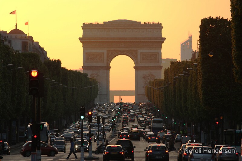 "Champs Elysées - The most famous street in Paris" by Neroli Henderson