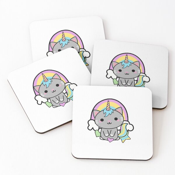 Item preview, Unicorn Cat As A Legendary Petwith Colorful  Background  designed and sold by NAMTO.
