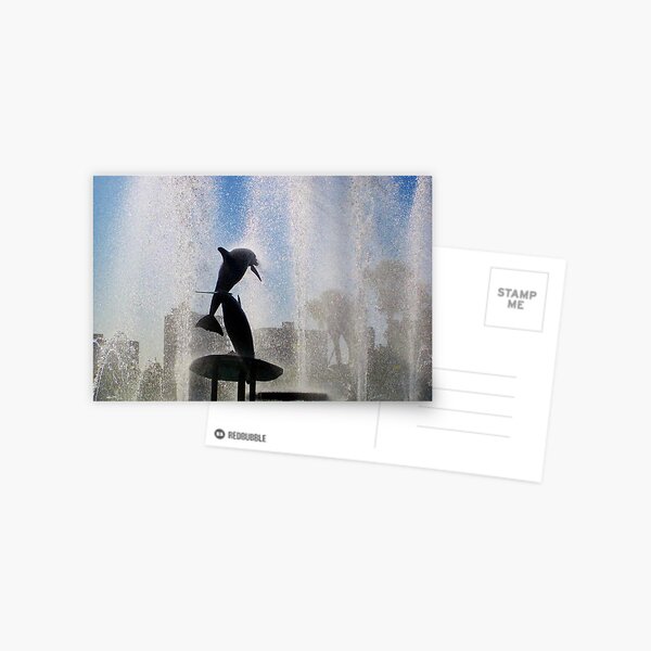 Dolphin Fountain II Postcard
