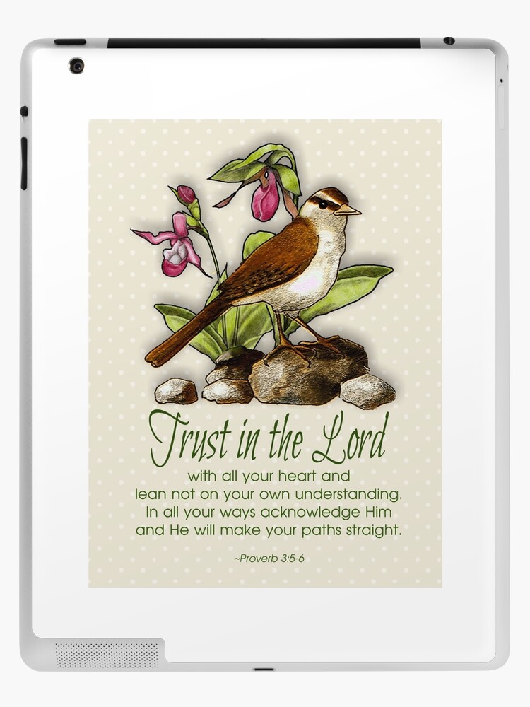 Trust In The Lord Christian Bible Verse Bubble-free Stickers