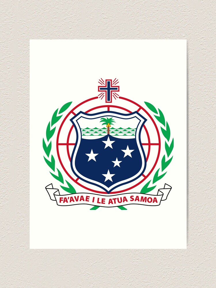 "Coat of Arms of Samoa" Art Print for Sale by abbeyz71 | Redbubble