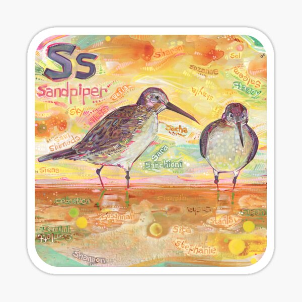S Is for Sandpiper - 2020 Sticker