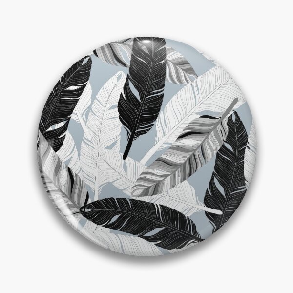 Item preview, Feather black and white background designed and sold by TheSimpleMan.