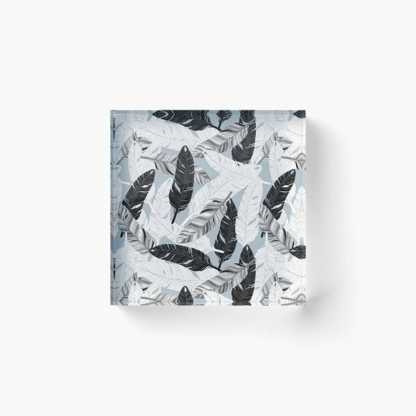 Item preview, Feather black and white background designed and sold by TheSimpleMan.