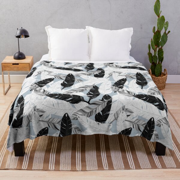 Item preview, Feather black and white background designed and sold by TheSimpleMan.