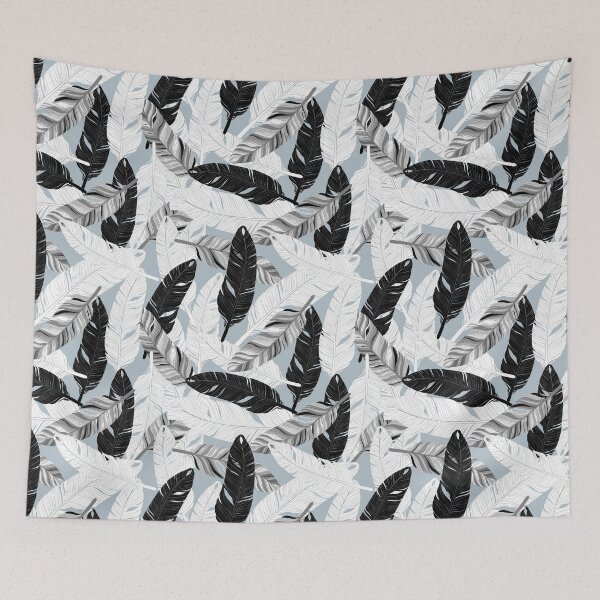 Item preview, Feather black and white background designed and sold by TheSimpleMan.
