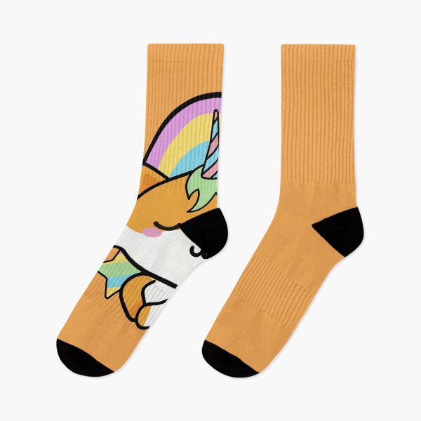 Artikelvorschau, Legendäres Tier des Einhornfuchses mit buntem Regenbogen entworfen und verkauft von NAMTO.