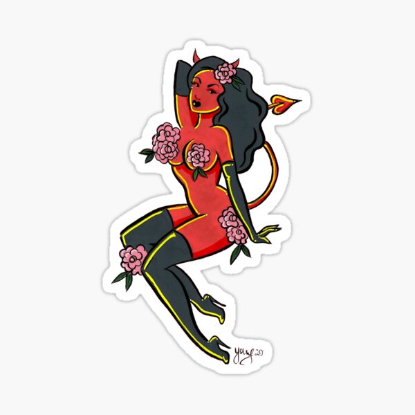 The Devil's Rose Sticker
