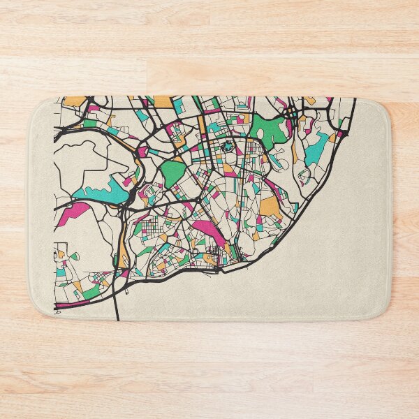 Item preview, Lisbon, Portugal Street Map designed and sold by A Deniz Akerman.