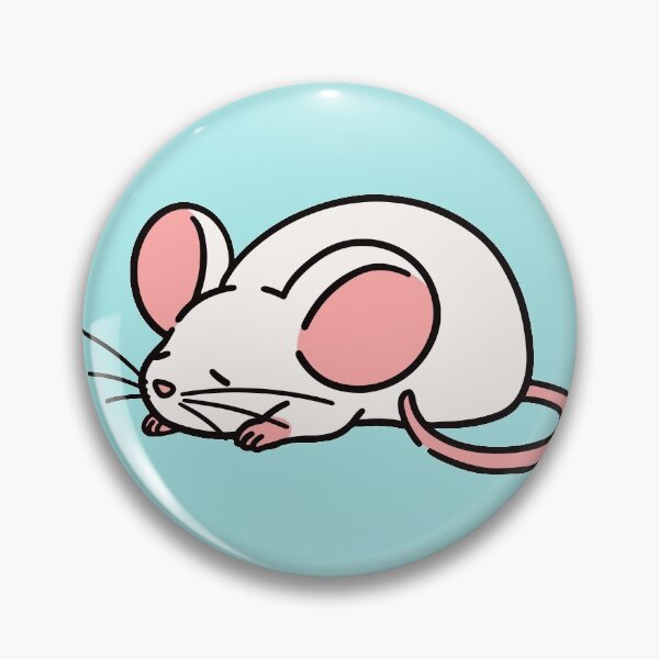 Item preview, Cute White Small Mouse Sleeping designed and sold by You Store.