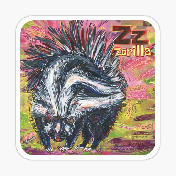 Z Is for Zorilla - 2020 Sticker