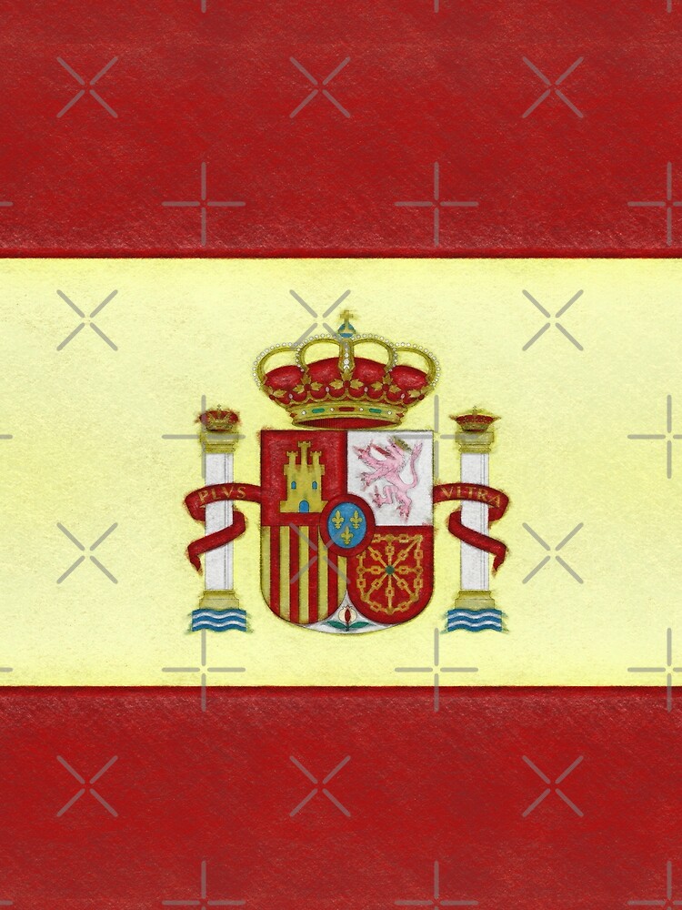 Artwork view, Spanish Flag designed and sold by Leslie Montgomery