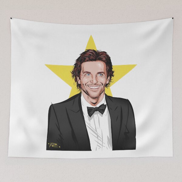 Item preview, Bradley Cooper - An illustration by Paul Cemmick designed and sold by TIGERDAVER.