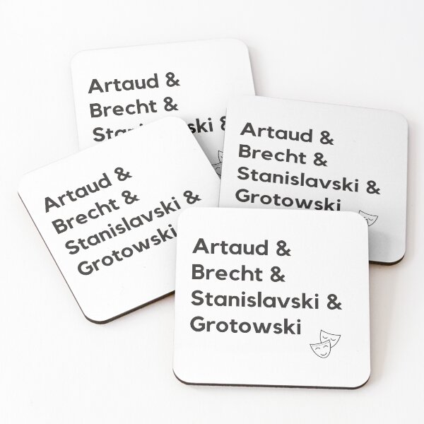 Item preview, Artaud, Brecht, Stanilavski, Grotowski - Acting Techniques - Theater Nerds designed and sold by heyitsclara.