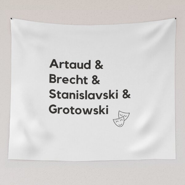 Item preview, Artaud, Brecht, Stanilavski, Grotowski - Acting Techniques - Theater Nerds designed and sold by heyitsclara.
