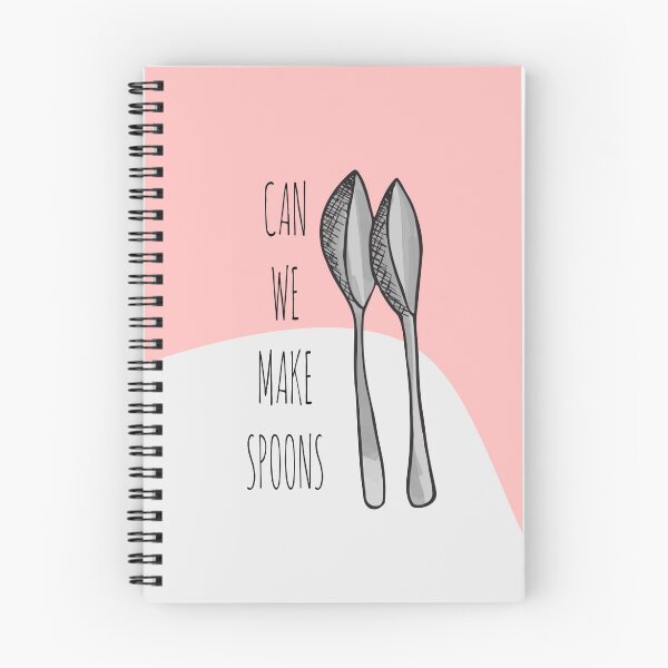 Item preview, Pink Funny Cute Hand Drawn "Can We Make Spoons?"  designed and sold by Blkstrawberry.