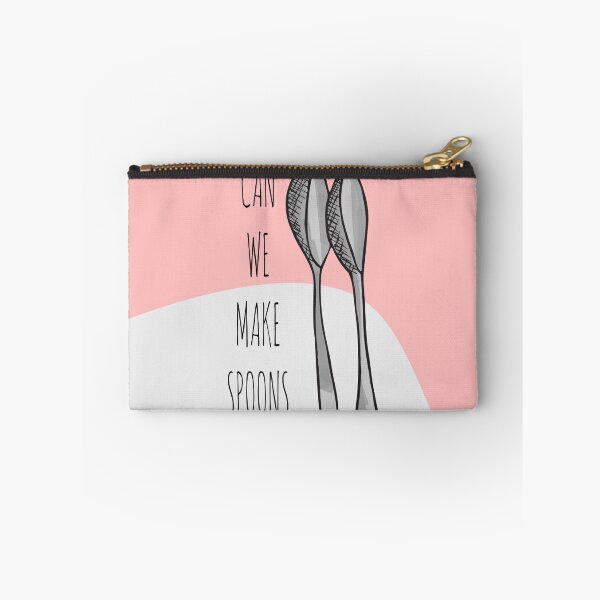 Item preview, Pink Funny Cute Hand Drawn "Can We Make Spoons?"  designed and sold by Blkstrawberry.