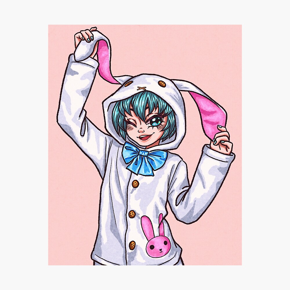 hatsune miku bunny hoodie