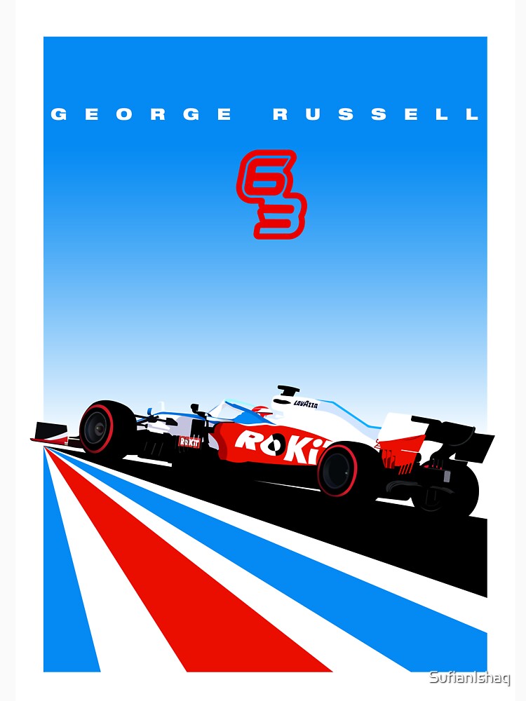 "George Russell | The F1 Series" T-shirt by SufianIshaq ...