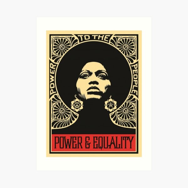 Shepard Power And Equality Art Print