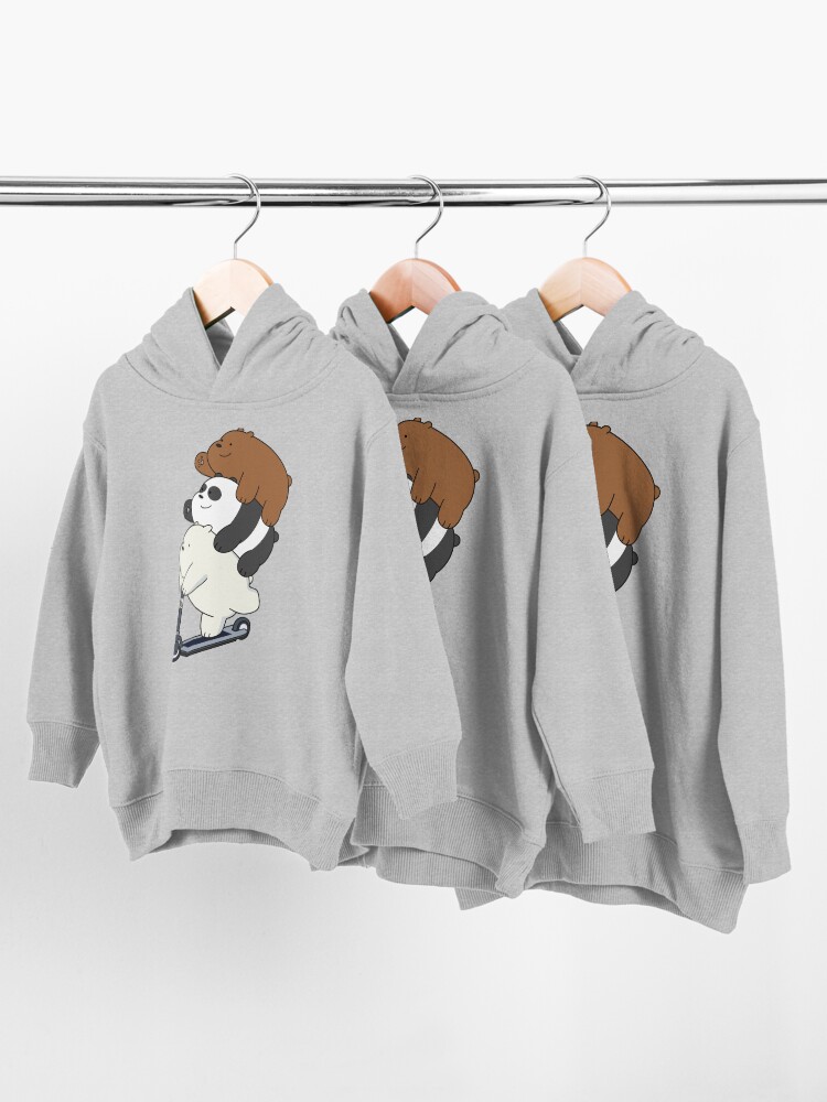 Alternate view of We Bare Bears Toddler Pullover Hoodie