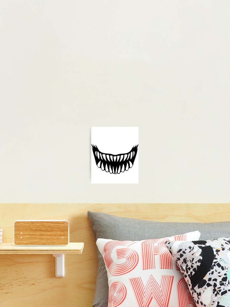 dark monster mouth | Photographic Print