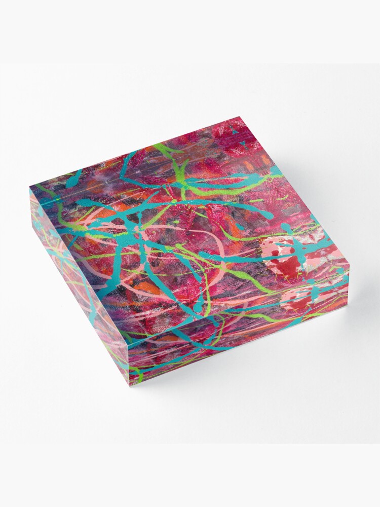 Alternate view of The Same but Different: Falling Slowly (R) Acrylic Block
