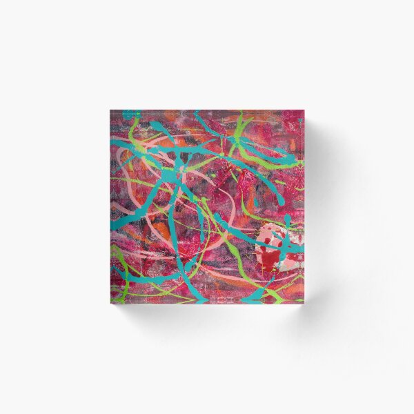 The Same but Different: Falling Slowly (R) Acrylic Block
