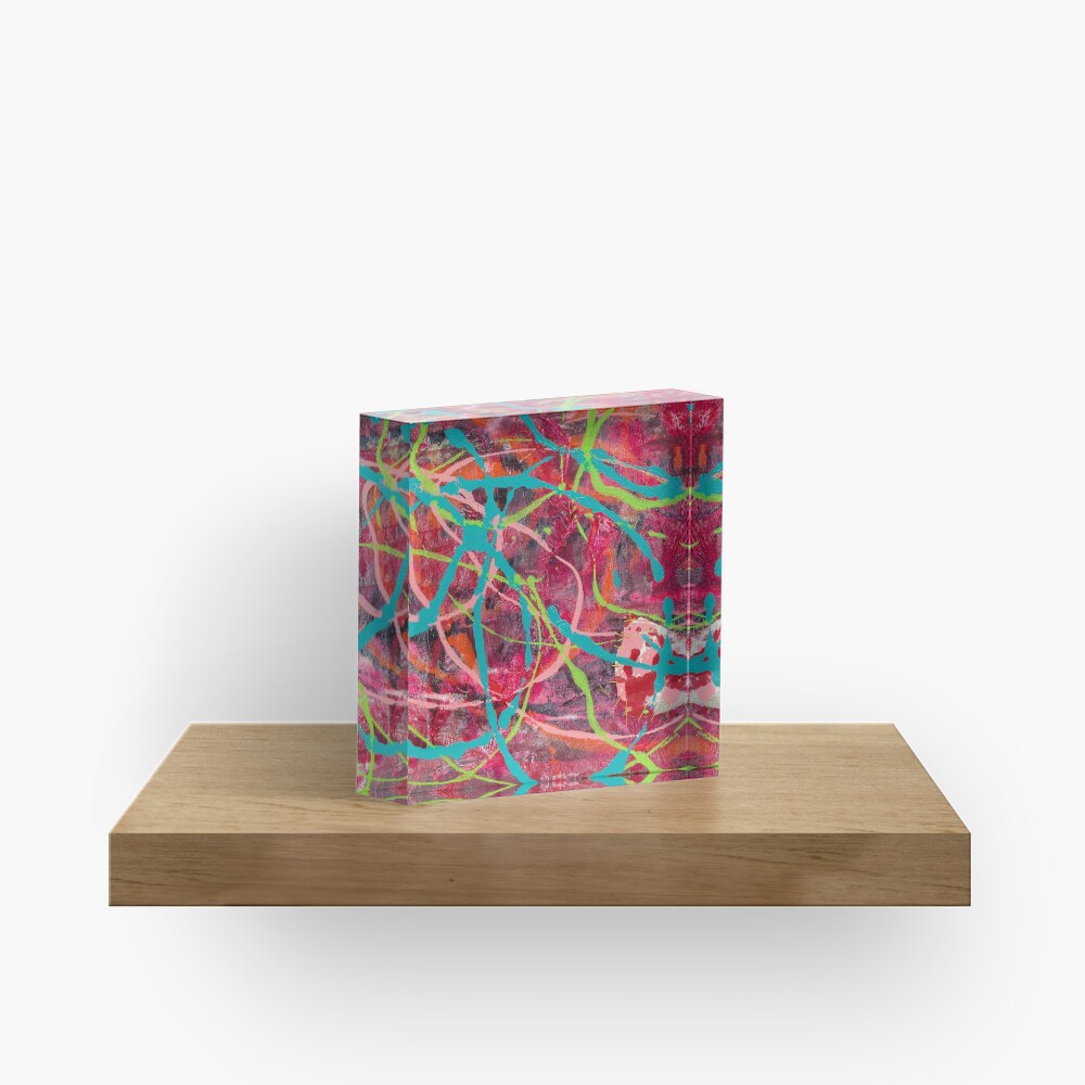 The Same but Different: Falling Slowly (R) Acrylic Block