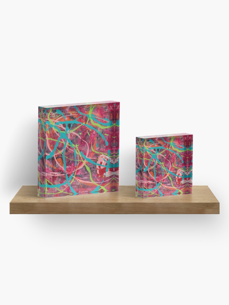 Alternate view of The Same but Different: Falling Slowly (R) Acrylic Block