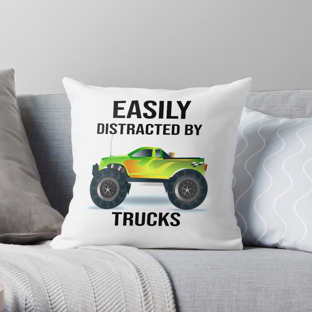 Download Monster Truck Svg File Silhouette Commercial Shirt Svg Cricut Vinyl Cut Personal Use Toddler Boy T Qpkj Throw Pillow By Lahcen1999 Redbubble