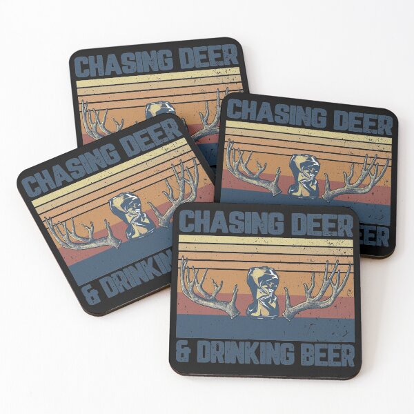 Item preview, CHASING DEER AND DRINKING BEER designed and sold by AmadaLevile.