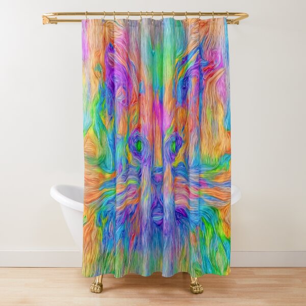 Abstractions of abstract abstraction Shower Curtain
